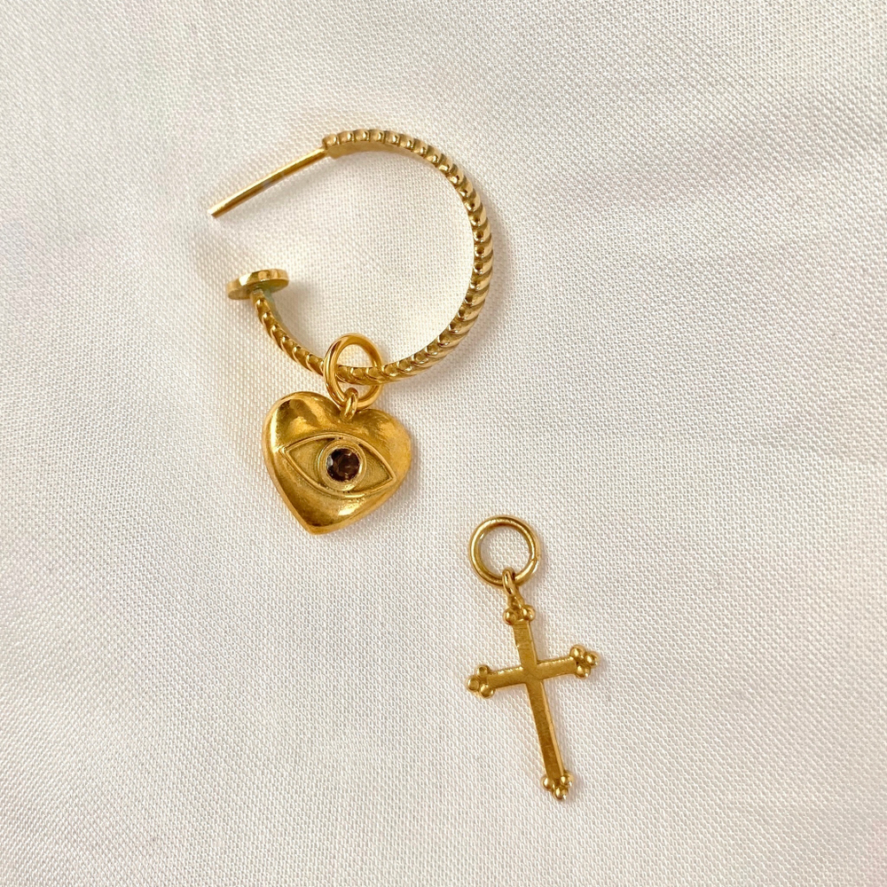 Подвеска для серьги CHRISTIAN CROSS позолота