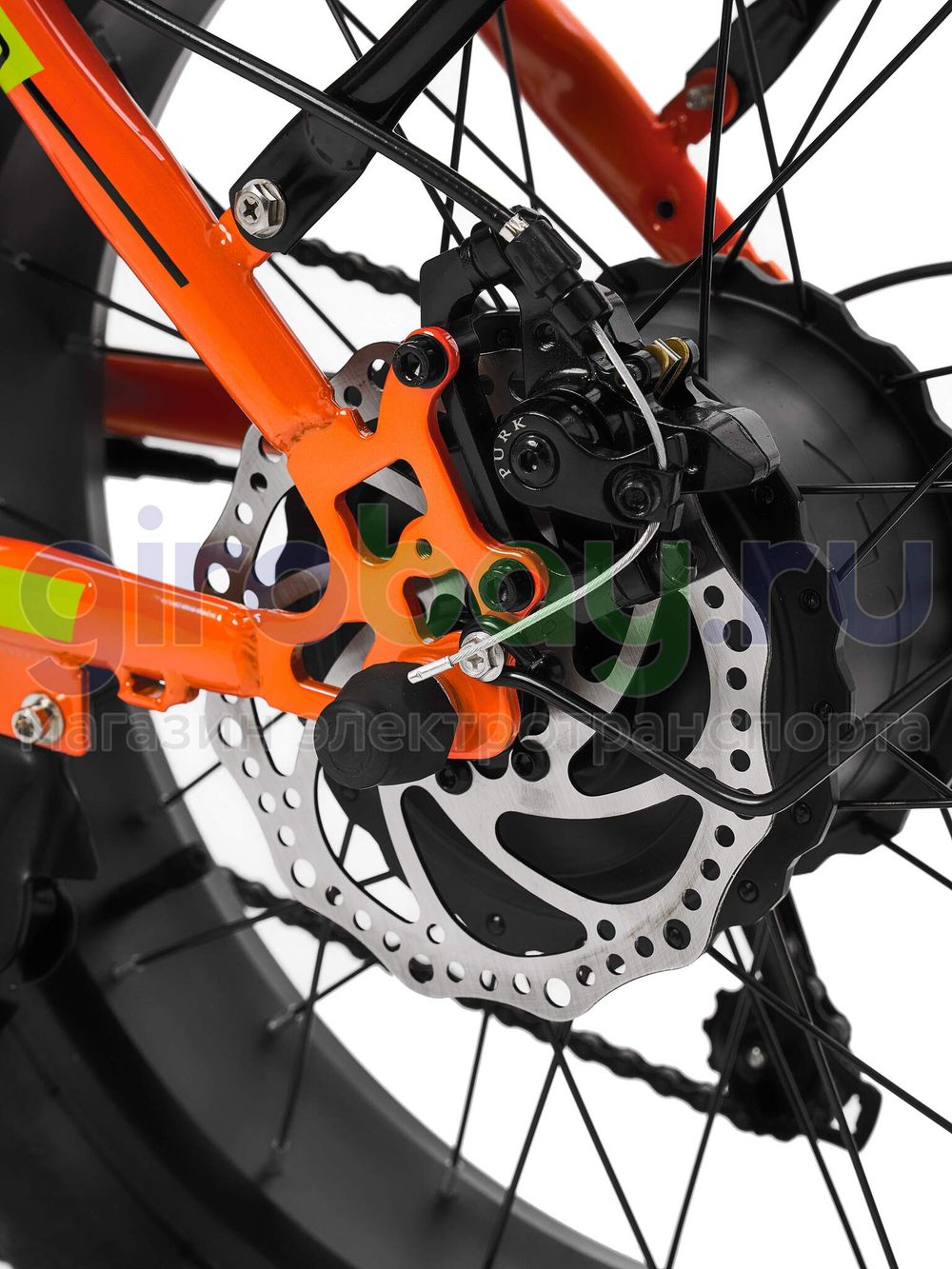 Электровелосипед Jetson F20 BIZON (48V/13Ah) - Серо-оранжевый фото №20