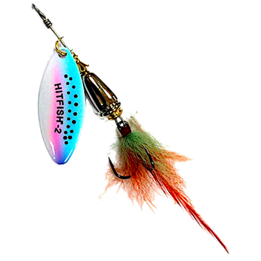 Блесна вращ. HitFish 3002-2-066 Palia Long Acoustic 55мм 10г №2 цвет 66