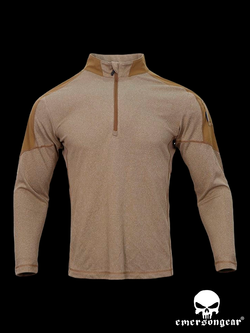 Лонгслив EmersonGear Blue Label Hunter Long Sleeve Polo (EMB9587-KH). Хаки