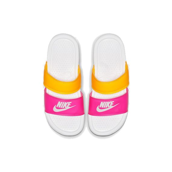 Nike Benassi Duo Ultra Slide 'White Yellow Pink'