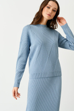 22740 Джемпер женский (голубой)