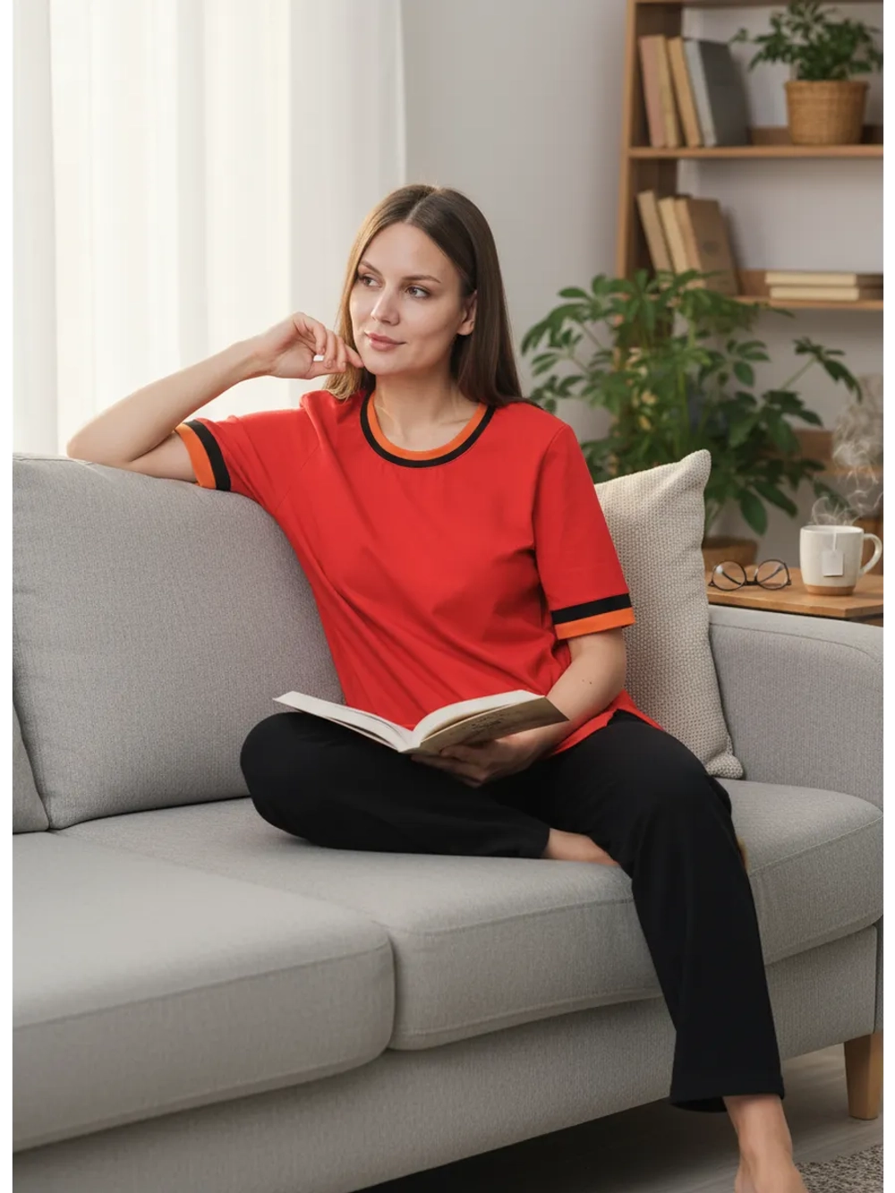 Пижама футболка и брюки