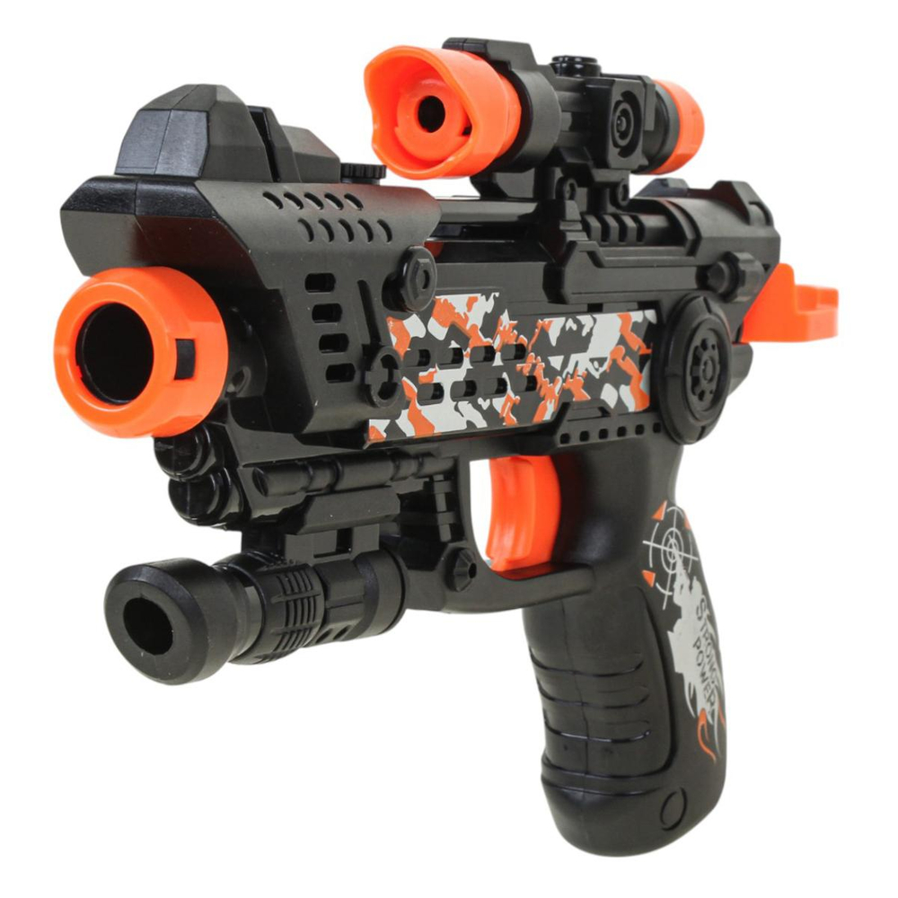 Пистолет с мягк.пулями, коробка DF0201A