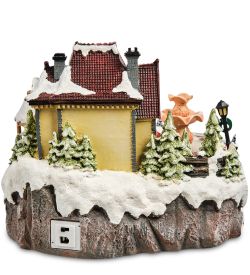 XM-710 Музыкальная новогодняя миниатюра с подсветкой