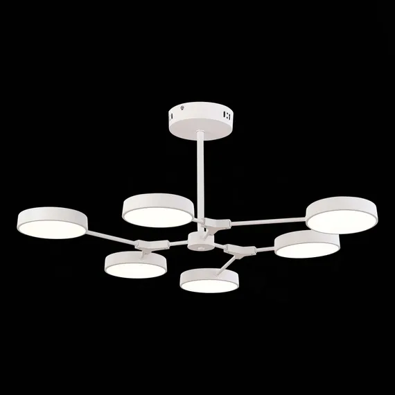 SLE6003-502-06 Светильник потолочный Белый/Белый LED 6*10W MONTA