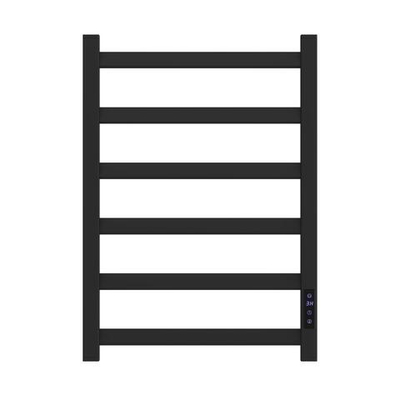 Полотенцесушитель электрический Point Атлант PN18846B П6 400x600, диммер справа, черный