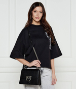 Кожаная сумка-трапеция LOVE ONE Pinko - черный(100066 A0F1)