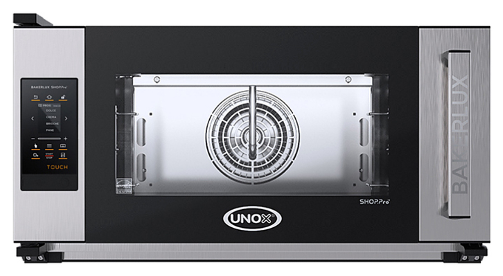 Печь конвекционная UNOX XEFT-03EU-ETRV без сливного отверстия