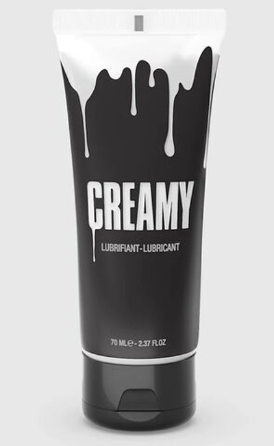 Смазка на водной основе Creamy с консистенцией спермы - 70 мл.