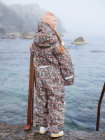 Комбинезон мембранный демисезонный Mjölk Floral Dark, утеплитель 150гр/м2