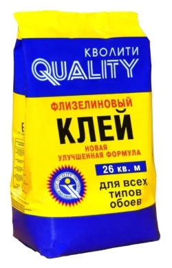 Клей для флизелиновых обоев 200 г Quality Флизелиновый (пакет)