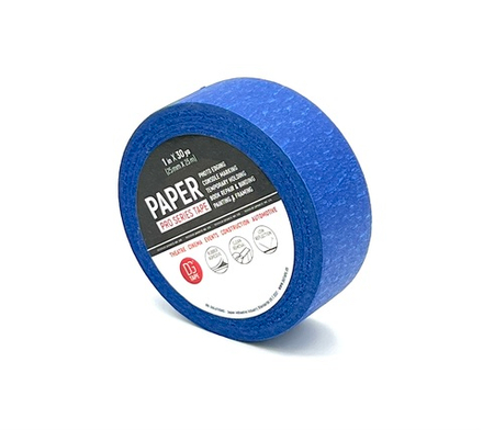 Masking Tape Regular - клейкая лента бумажная цвет синий 25мм х 25метров NEW