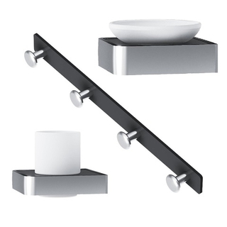 Набор аксессуаров для зоны красоты Damixa Jupiter DAK77B2803W Черный