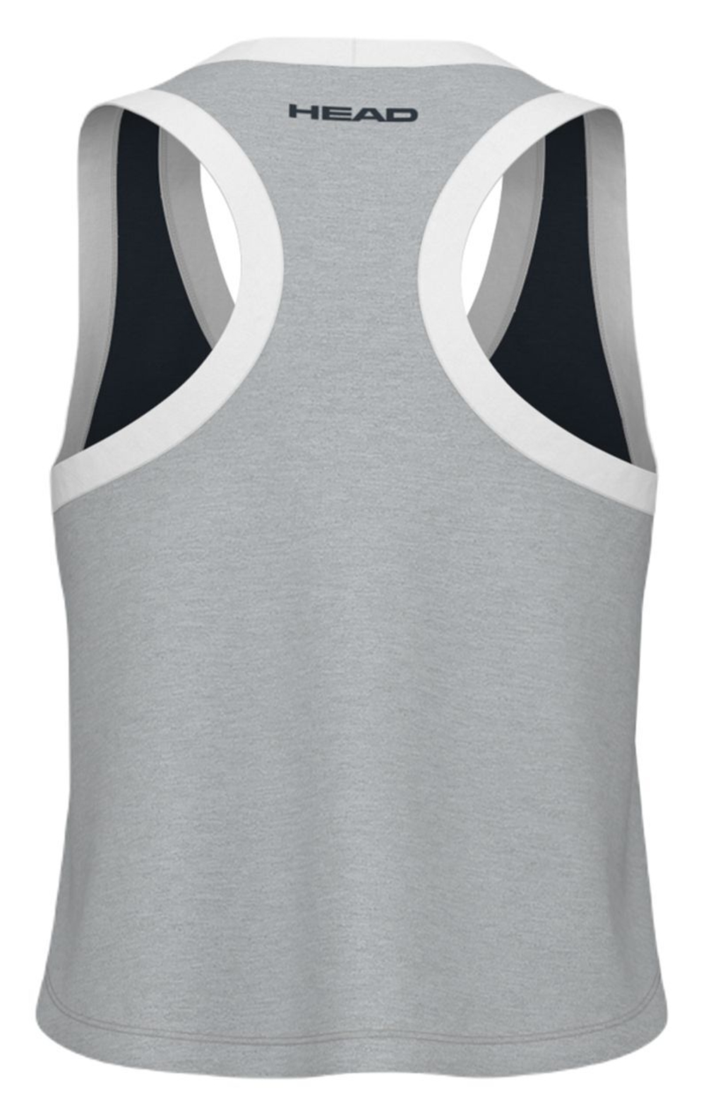 Женский топ теннисный Head Play Crop Top - navy/grey
