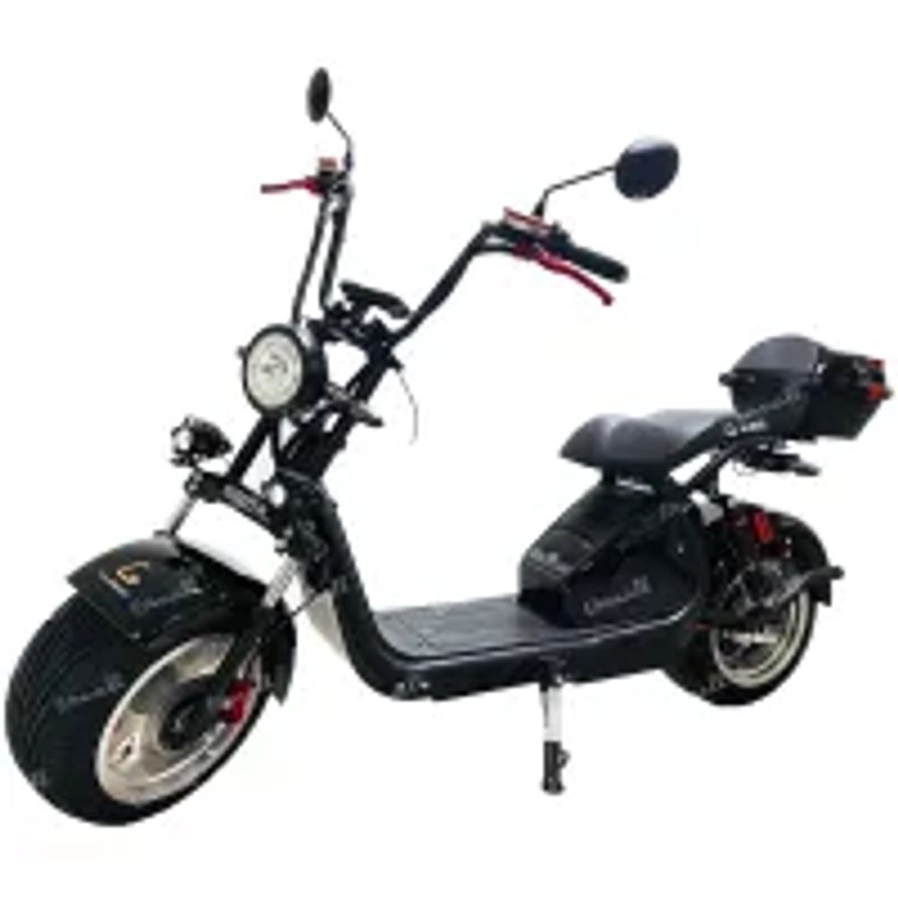 Электроскутер Citycoco Harley Chopper 2000W, 60В 20Ah Белый