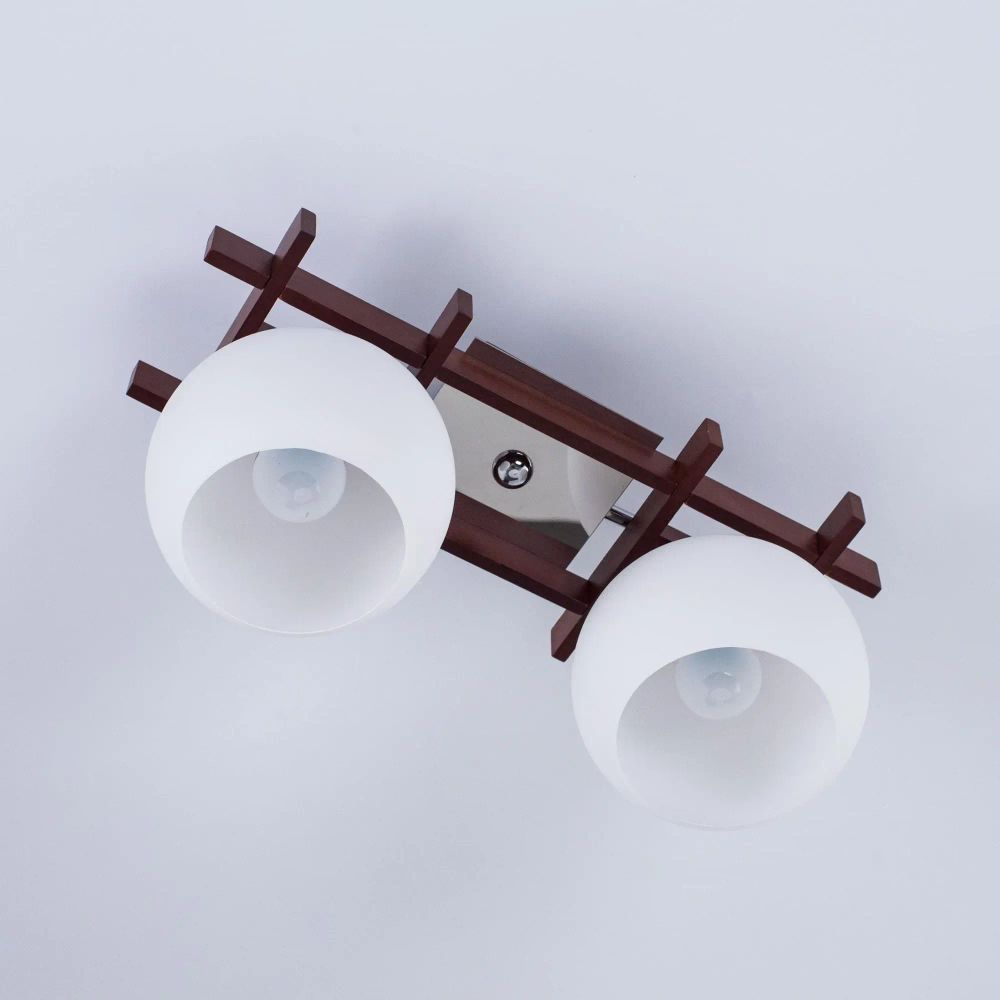 Citilux Нарита CL114121 Люстра деревянная Венге Хром