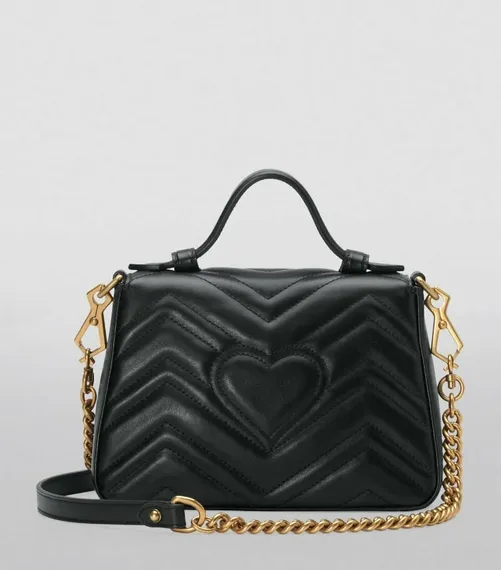 Мини-сумка женская Gucci GG Marmont черный