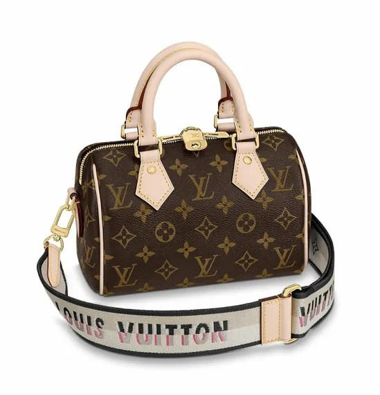 Сумка Louis Vuitton Speedy с плечевым ремнем Monogram
