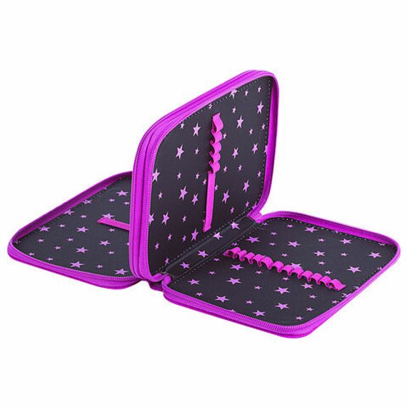 Penal \ Pencil case\ Пенал BRAUBERG, 2 отделения, полиэстер, 21х14 см, 271542