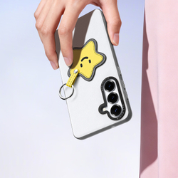 Чехол белого цвета (Star Edition) для Samsung Galaxy S26, серия Luvy Series Case (со съемным ремешком) от Dux Ducis