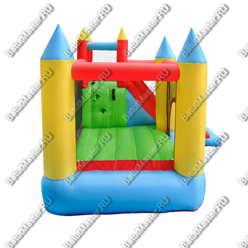 Батут для дачи "Замок маленького волшебника" 2,8*2,8*2,1 м
