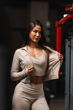 Брюки Deni x NEBBIA High-waist Flared Pants 312 Кремовые