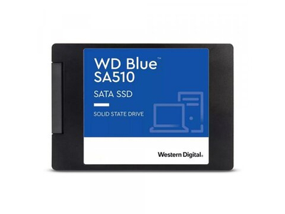 SSD накопитель Western Digital WD Blue 500ГБ, 2.5" SATA, SATA III, [WDS500G3B0A]