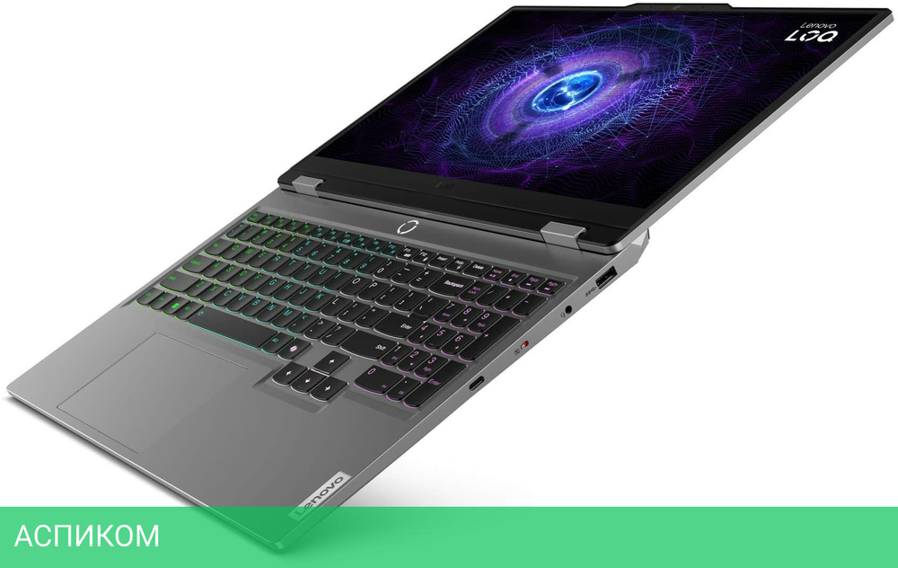 Ноутбук Lenovo LOQ 15IRX9 Luna Grey (83DV00NDRK)