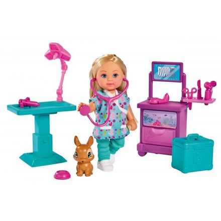 Evi LOVE - Набор Ветеринарная кукла Доктор Эви + аксессуары 5733486