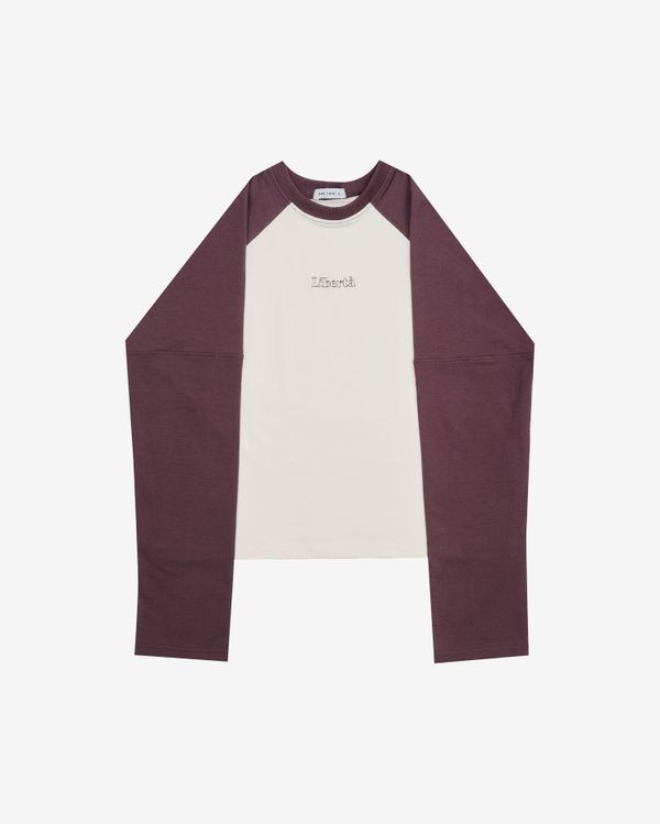 Лонгслив Raglan Duo Catawba Grape - фото 1