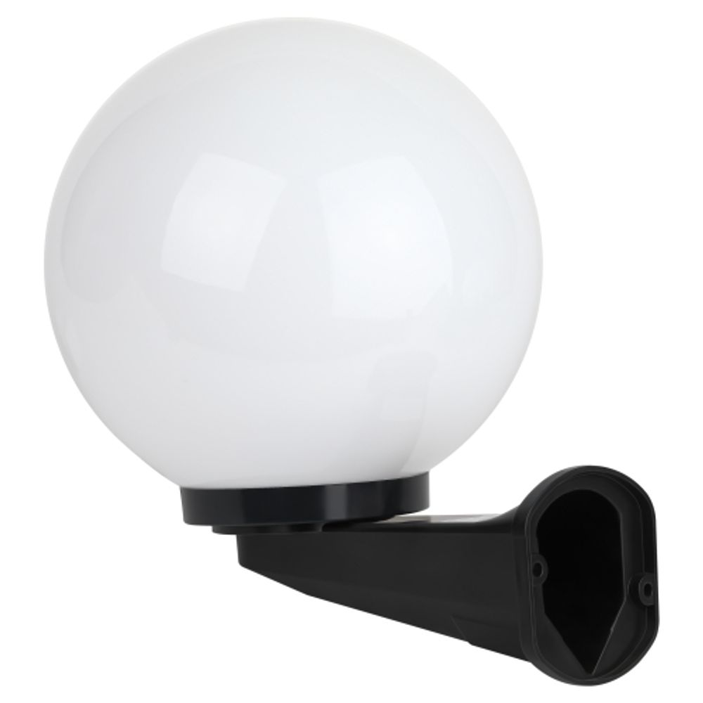 Садово-парковый светильник ЭРА НБУ 01-60-251 шар опаловый настенный IP44 Е27 max60Вт d250mm