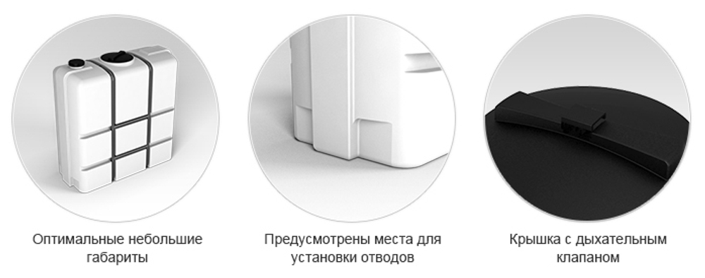 Емкость пищевая в обрешетке ЭкоПром K 4000 л. узкая (263x117x170см;белый) - арт.555729