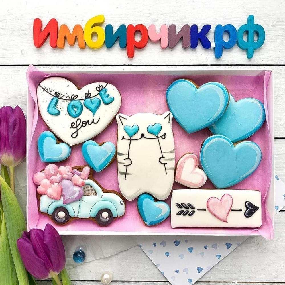 Имбирные пряники Любовь