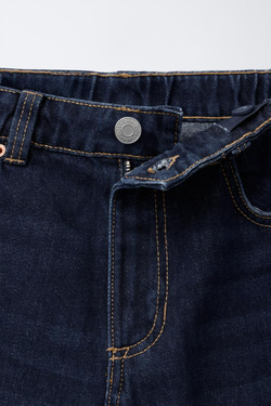 ZARA ДЖИНСЫ СВОБОДНОГО КРОЯ, СИНИЙ
