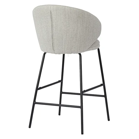 Полубарный стул Comfy, 67 см, молочная рогожка