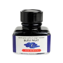 Чернила во флаконе Herbin 30 мл Bleu nuit темно-синие (13019T)