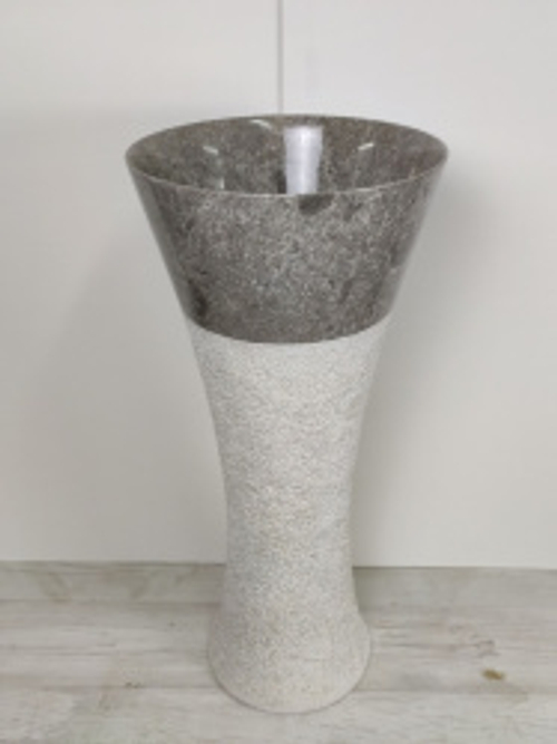 Раковина напольная из мрамора Pedestal MN-390 40*40*90