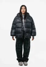 Пуховик Issaya Unity Puffer Black Rusty серо-черный