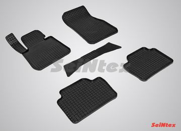 Резиновые коврики в салон BMW 3 серии [F30] (2011-наст. время) "Сетка"