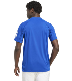 Теннисная футболка Adidas Club 3-Stripes - collegiate royal
