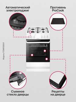 Комбинированная плита Hansa FCMW58069