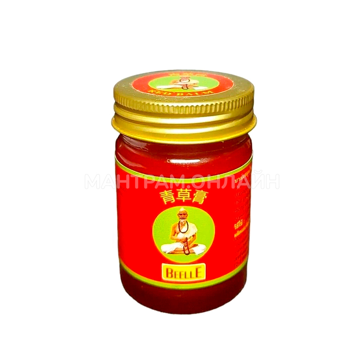 Бальзам красный Mho Shee Woke Red Balm тайский 50 г