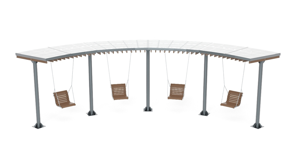 Навес с качелями SK00333