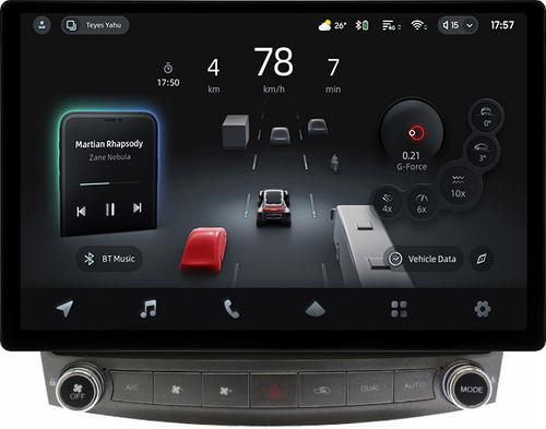 Магнитола для Lexus IS250 XE20 2005-2013 (ШГУ монохром, рамка с крутилками) - Teyes CC4-PRO монитор 13" 2K QLED на Android 13, Быстрейшая, Snapdragon 778G, ИИ, CarPlay, DSP, 4G SIM-слот