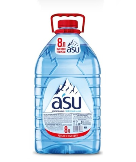Вода Asu 8 л пт\б
