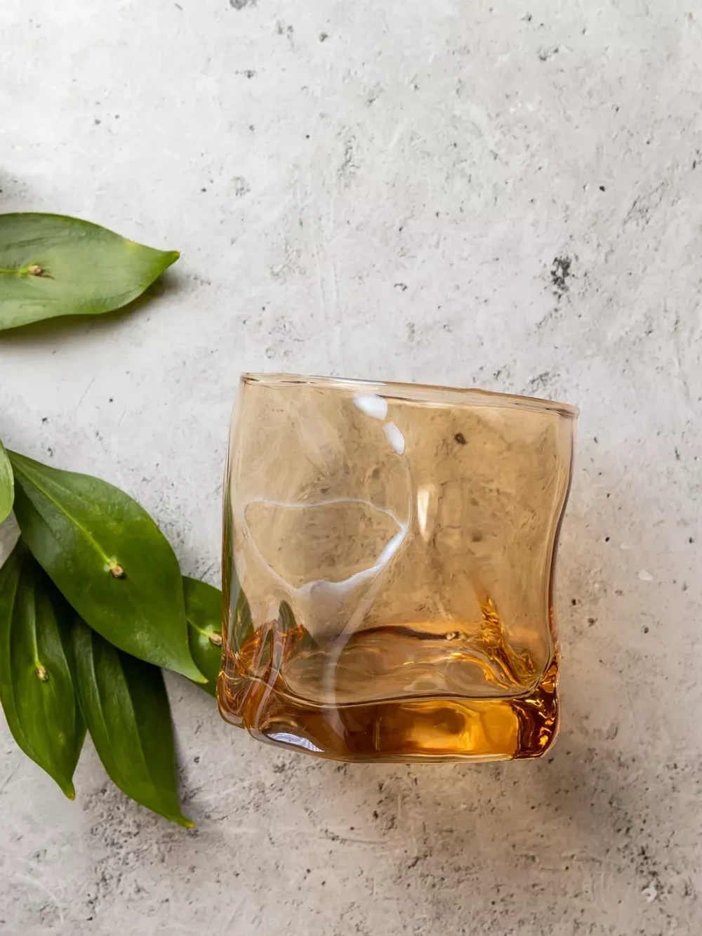 Набор изогнутых бокалов для виски, оранжевый, 300 мл, 6 шт