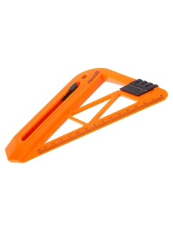 Нож с выдвижным лезвием и линейкой 18 мм SPARTA 789195