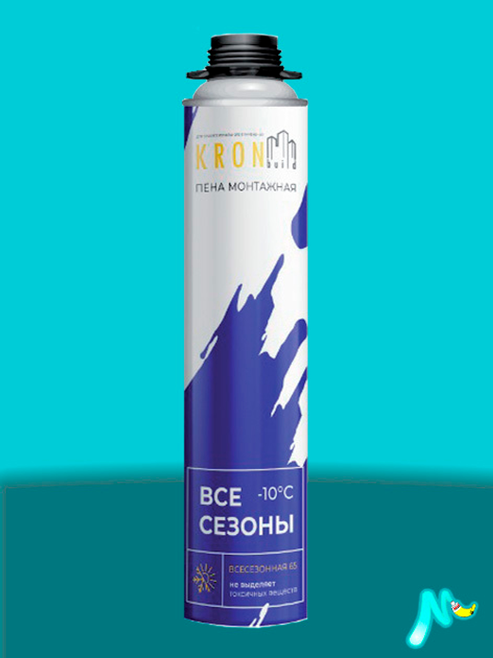 Пена монтажная KRONbuild  ПРОФИ всесезонная 65 ПМ-П65