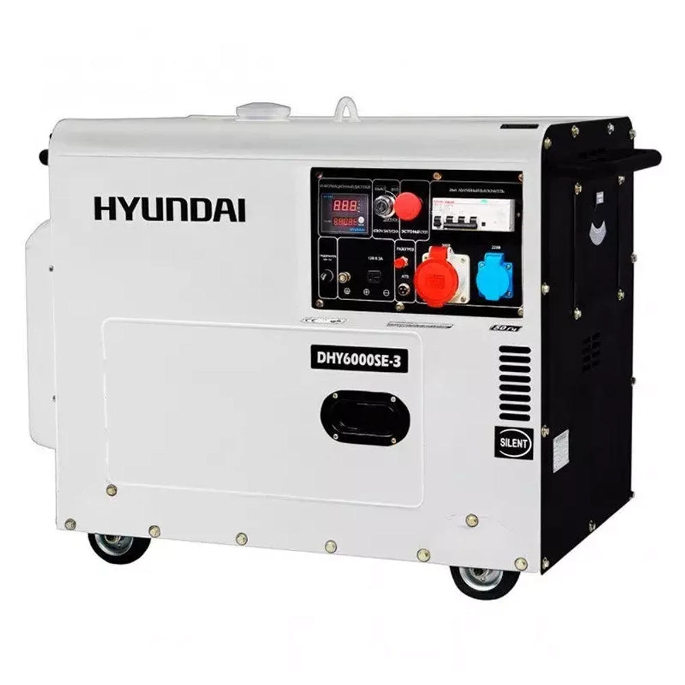 Дизельный генератор HYUNDAI DHY 6000SE-3